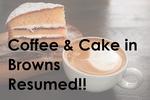 Coffee & Cake Tuesdays are back!