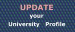 How to update your university profile? Easy!